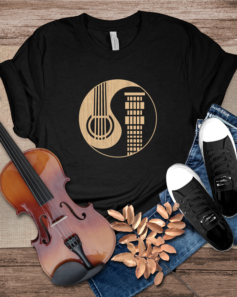 Ying Yang Guitar T-Shirt
