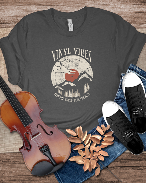 Vintage Mountain Vinyl T-Shirt