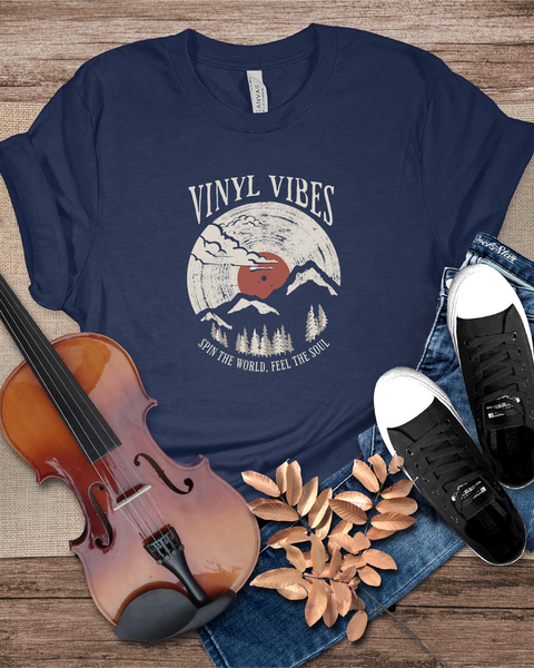 Vintage Mountain Vinyl T-Shirt